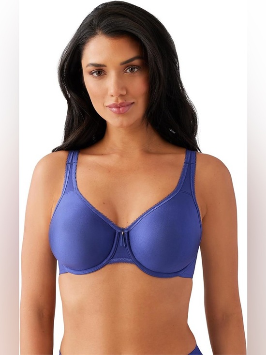 Wacoal Other - Wacoal Full Figure Basic Beauty Underwire Bra support shape wear 44DDD‎ cobalt